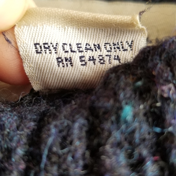 Knit By Hand America Collection 100% wool sweater long sleeve - Picture 6 of 8